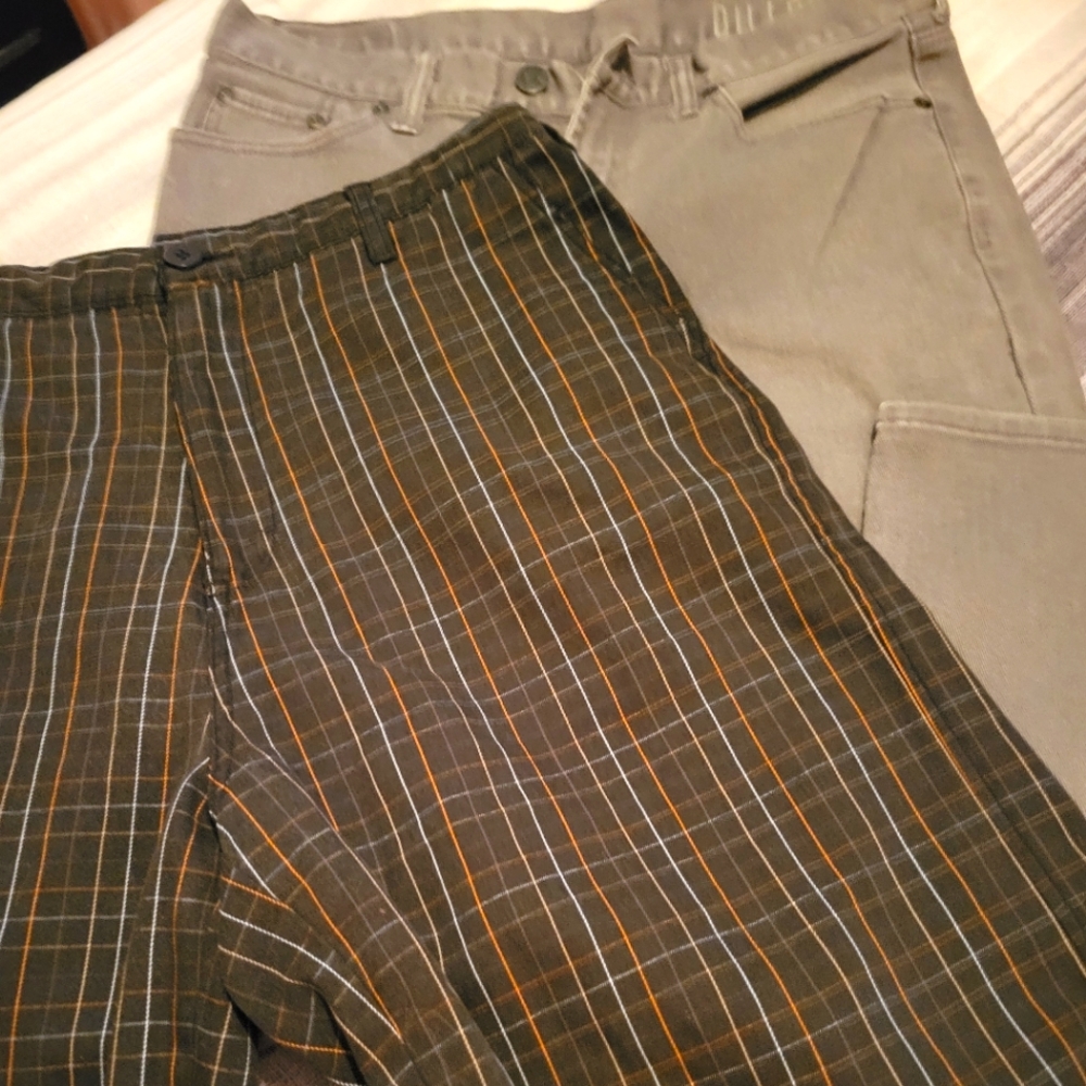 Men's shorts and jeans